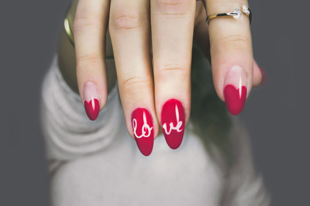 Nail art design detail
